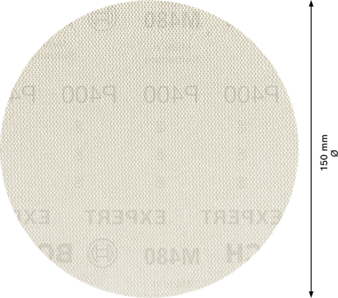 <!-- language missing --> Bosch M480 砂磨網盤 150 毫米,粒度 400。